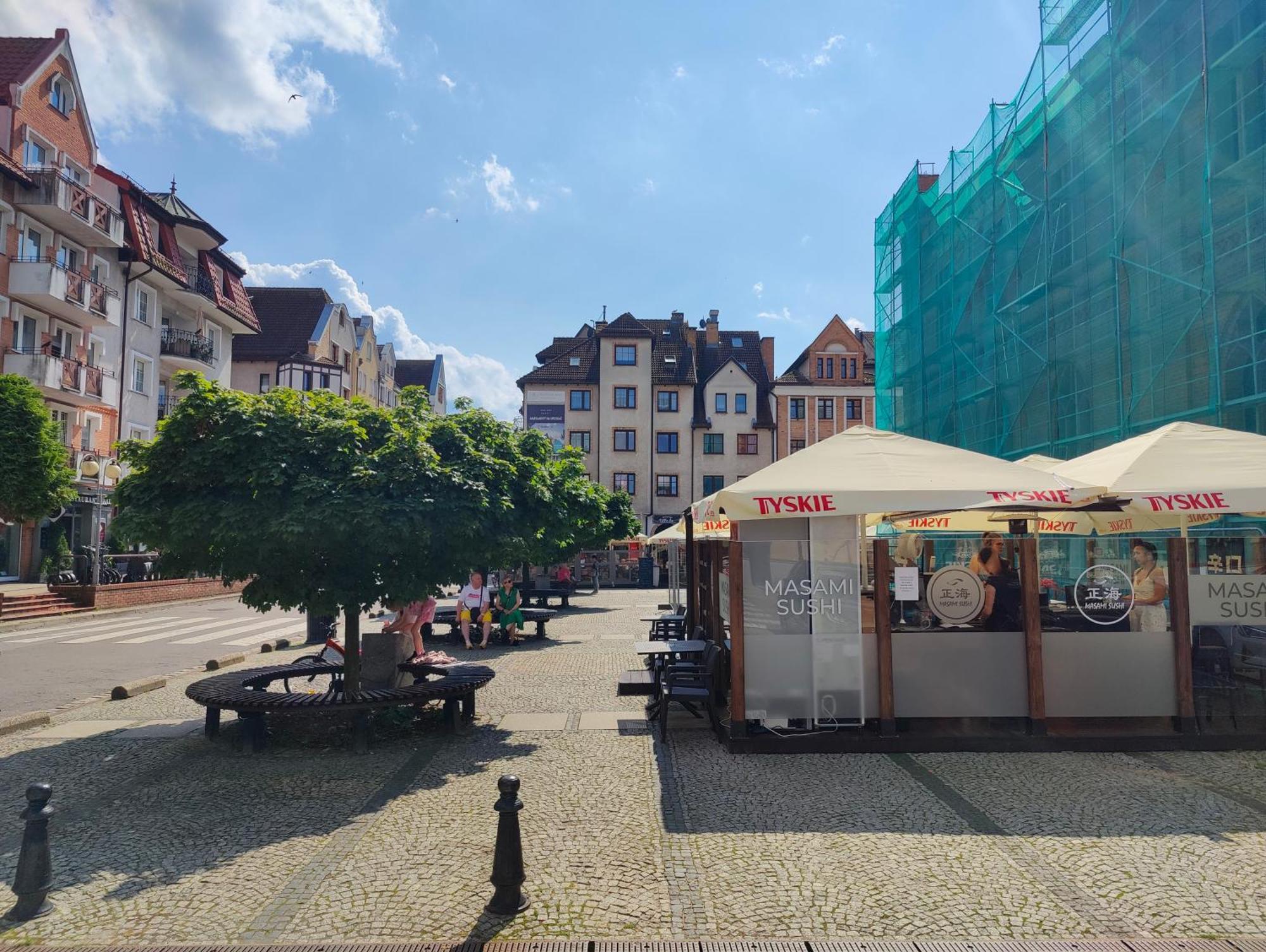 City Hall Bliss Suite - Premium Apartament Z Balkonem I Widokiem Na Ratusz Kołobrzeg Eksteriør bilde